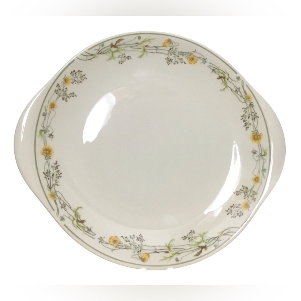 Rare Royal Doulton Nicole Pattern Round Handled Platter